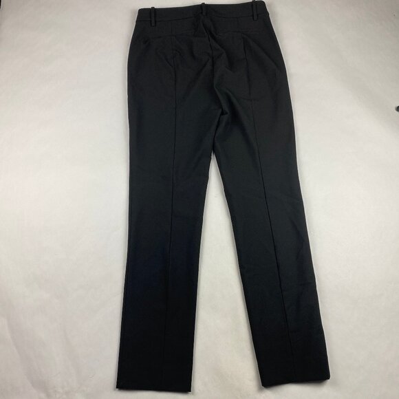 J Crew Factory Size 8 Black Slim-Fit Full Length Trouser Dress Pants - Picture 2 of 11